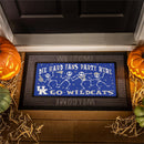 University of Kentucky Flocked Coir Halloween Sassafras Switch Mat, 22"x10"