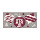 Texas A&M Holiday Flocked Coir Sassafras Switch Mat, 22"x10"