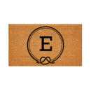Coastal Coir Mat Nautical Monogram 28x16"