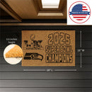 Seattle Seahawks, Super Bowl 60, Champions, Coir Mat, One Color, 28"x 16"