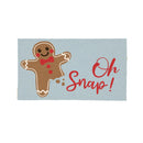 Gingerbread Oh Snap! Coir Mat
