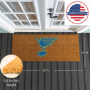 St Louis Blues 2025 Extra Large Full Color Coir Mat, 60"x24"
