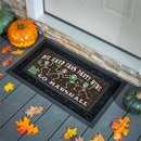 Marshall University Flocked Coir Halloween Sassafras Switch Mat, 22"x10"