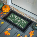 New York Jets Flocked Coir Halloween Sassafras Switch Mat, 22"x10"