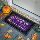 University of Washington Flocked Coir Halloween Sassafras Switch Mat, 22"x10"