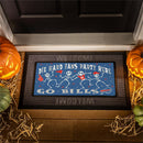 Buffalo Bills Flocked Coir Halloween Sassafras Switch Mat, 22"x10"