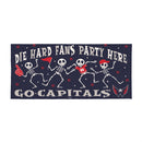 Washington Capitals Flocked Coir Halloween Sassafras Switch Mat, 22"x10"