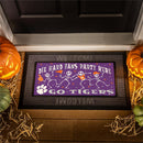 Clemson University Flocked Coir Halloween Sassafras Switch Mat, 22"x10"