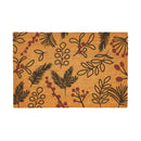VivaStyle Festive Foliage Coir Mat, 36"x24"