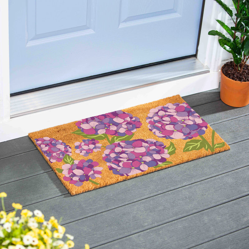 Lilac & Butterfly Coir Mat