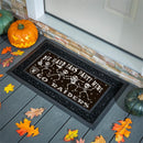 Las Vegas Raiders Flocked Coir Halloween Sassafras Switch Mat, 22"x10"
