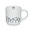 Pet Central Dog Coffee Cup Ceramic Artisanal, 14oz, Gift Box