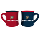 US Marine Corps 10oz Ceramic Cup Set, 2pc