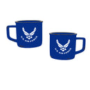 US Air Force Ceramic Camp Cup with Enamel Finish, 14oz