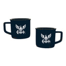 US Navy Ceramic Camp Cup with Enamel Finish, 14oz