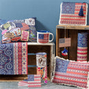 Americana BOHO by JG, Set Of 4 Coasters