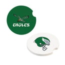 Philadelphia Eagles Throwback Car Coaster Set, 2pc