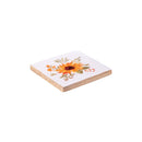 VivaStyle Sunflower Fields Coasters, Set of 4