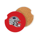 New England Patriots Car Coaster Set, 2pc