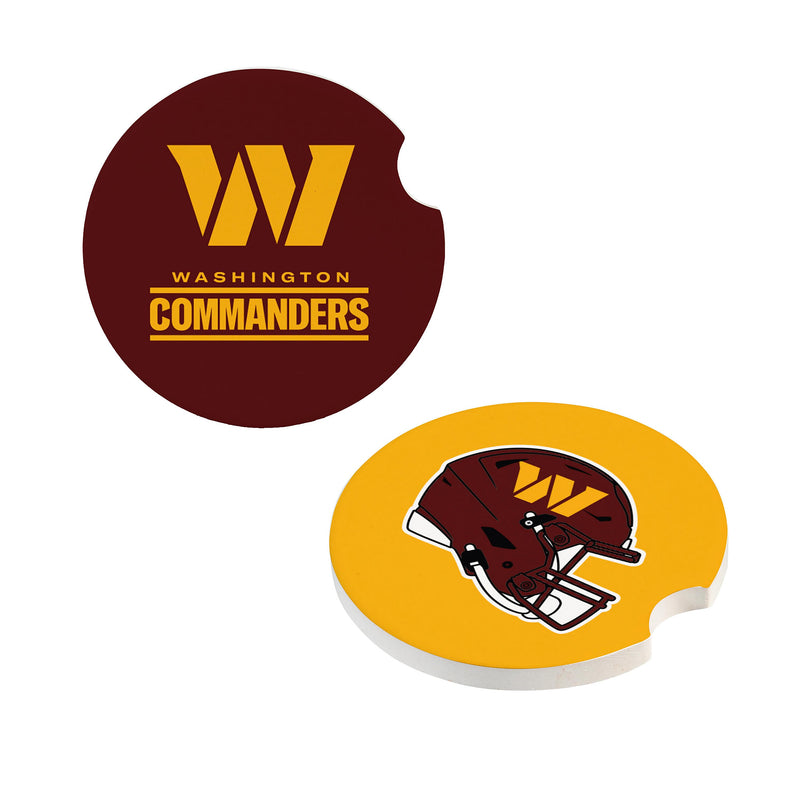 Washington Commanders Car Coaster Set, 2pc