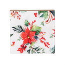 VivaStyle Poinsettia Bliss Coasters, Set of 4