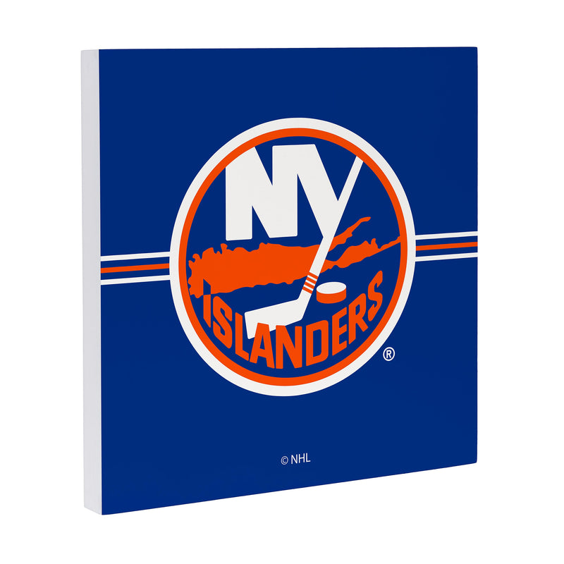 New York Islanders Wood Wall Sign, 12x12