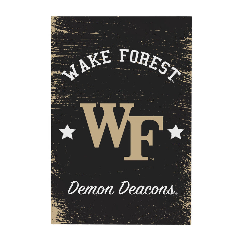 Wake Forest University Wood Wall Sign, 16x24
