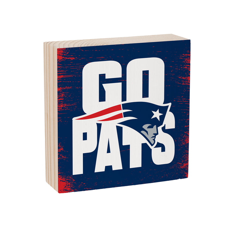 New England Patriots Plock, Down Home Fans, 6x6