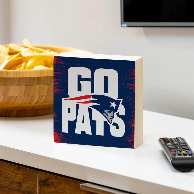 New England Patriots Plock, Down Home Fans, 6x6