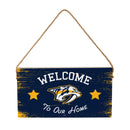 Nashville Predators Wood Wall Sign, 6x11