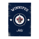 Winnipeg Jets Wood Wall Sign, 16x24