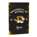 University of Missouri Wood Wall Sign, 16x24