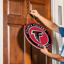 Atlanta Falcons Round Door Decor with Hanging Rope, 18x18