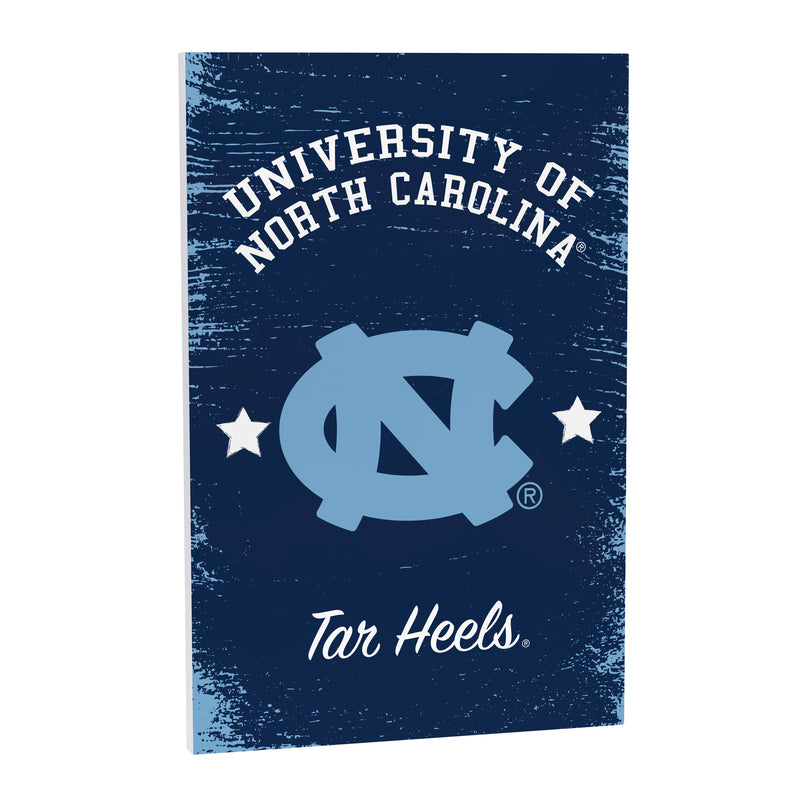 University of North Carolina Wood Wall Sign, 16x24