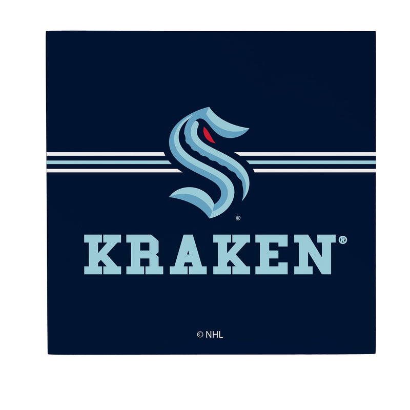 Seattle Kraken Wood Wall Sign, 12x12