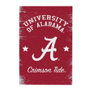 University of Alabama Wood Wall Sign, 16x24