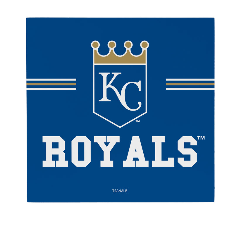 Kansas City Royals Wood Wall Sign, 12x12