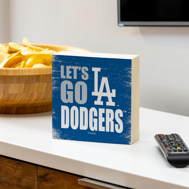 Los Angeles Dodgers Plock, Down Home Fans, 6x6