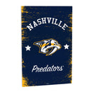 Nashville Predators Wood Wall Sign, 16x24