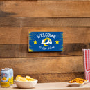 Los Angeles Rams Wood Wall Sign, 6x11