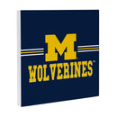 University Of Michigan Wood Wall Sign, 12x12