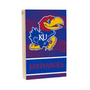 University of Kansas Plock, Down Home Fans, 8x12