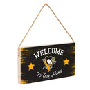Pittsburgh Penguins Wood Wall Sign, 6x11