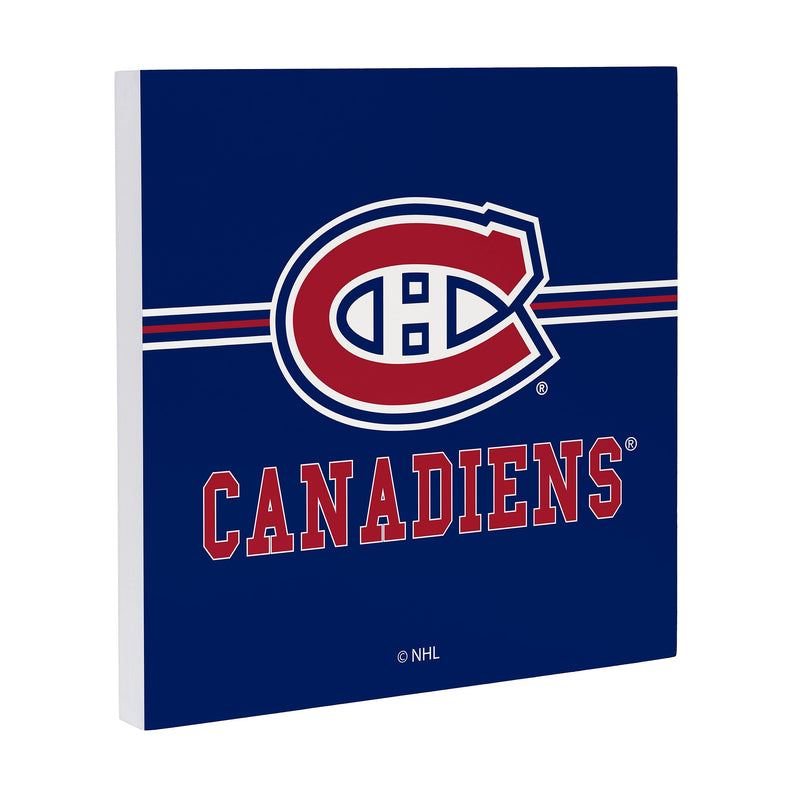 Montreal Canadiens Wood Wall Sign, 12x12