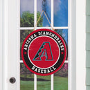 Arizona Diamondbacks Round Door Decor with Hanging Rope, 18x18