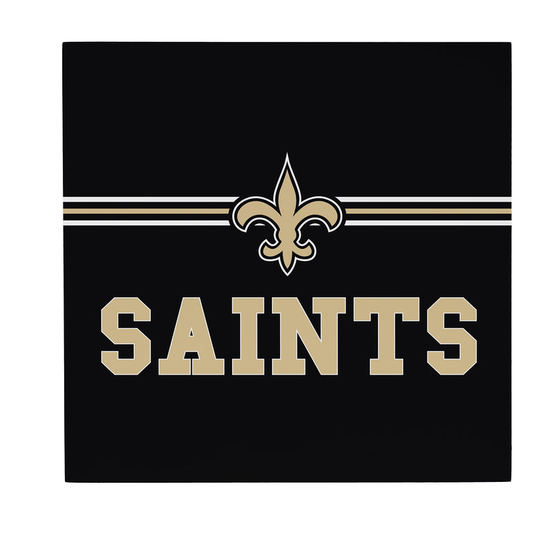 New Orleans Saints Wood Wall Sign, 12x12