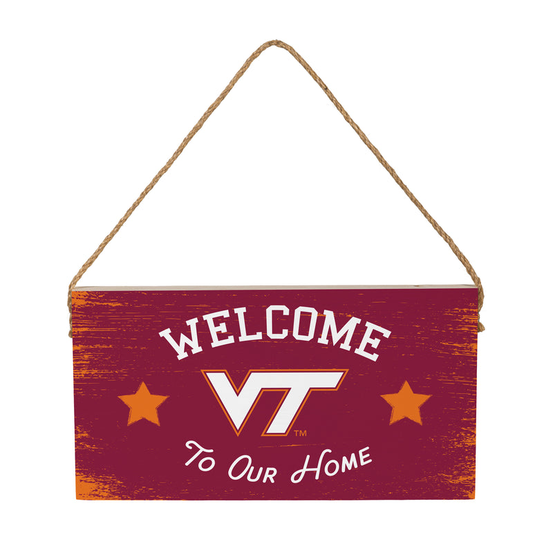 Virginia Tech Wood Wall Sign, 6x11