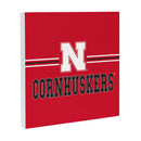 University of Nebraska Wood Wall Sign, 12x12