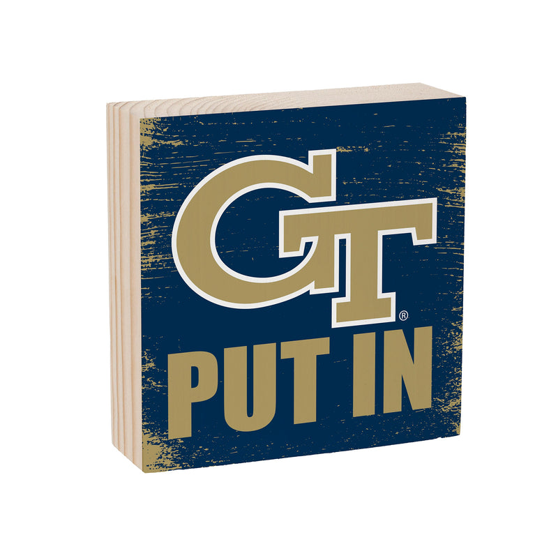 Georgia Tech Plock, Down Home Fans, 6x6