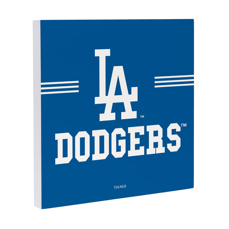 Los Angeles Dodgers Wood Wall Sign, 12x12